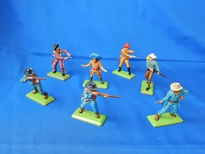 Buy Collection Of  7 X Britains Deetail  1971  Cowboys # 4 • 13.85£