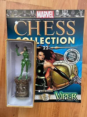 Buy Marvel Chess Collection Issue 22 The Viper Eaglemoss Figure Figurine Model & Mag • 23.99£
