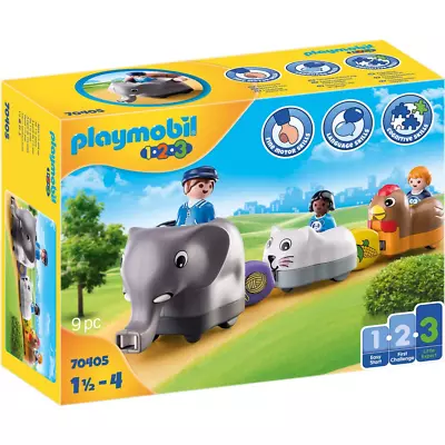 Buy Playmobil 123 Animal Train Kids Childresn New Toy Push Playset Age 18 Months • 19.99£