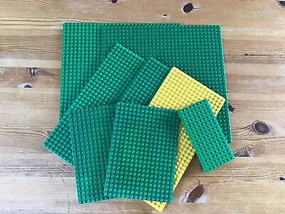 Buy Bundle 7 LEGO Genuine 32x32 Green Base Plates 16x32 Yellow 16x22 Various Sizes • 19.99£