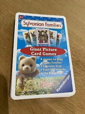 Buy Vintage Sylvanian Families Giant Picture Card Game  • 0.99£