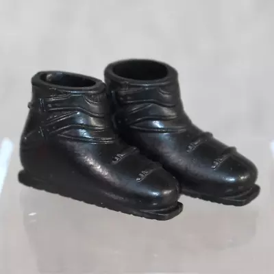 Buy BARBIE KEN MATTEL 1970S Doll Ski Boots Shoes Vintage Hong Kong Black Soft Rubber • 19.48£