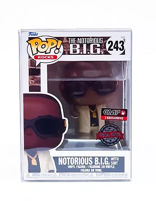Buy The Notorious B.I.G. With Suit EMP Exc SE Funko Pop 243 + Pop Protector Christma • 69.99£