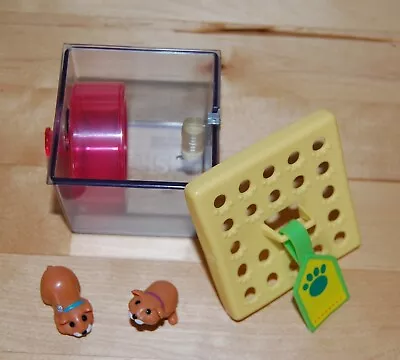 Buy Vintage Kenner Littlest Pet Shop Hurrying Hamsters With Hamster House  Playset • 5.50£