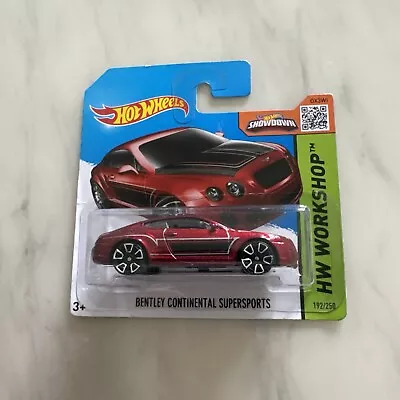 Buy Hot Wheels 2015 BENTLEY CONTINENTAL SUPERSPORTS RED • 5£