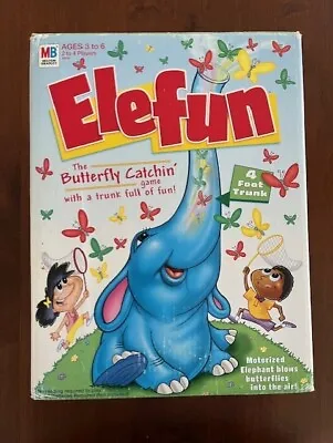 Buy Elefun The Butterfly Catchin' Game Milton Bradley Hasbro 2002 - Works • 32.14£