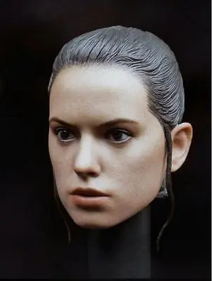 Buy 1/6 Star Wars Rey Head Sculpt Custom Daisy Ridley Model For Hot Toys Figure Body • 26.39£