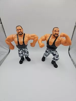 Buy The Bushwhackers WWF Hasbro Tage Team Wrestling Figures • 6£
