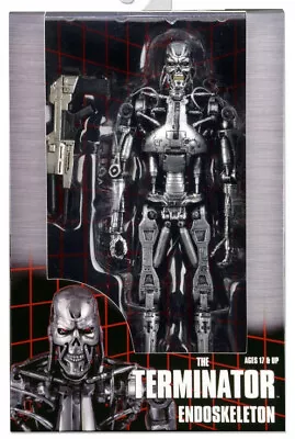Buy NECA Terminator T-800 Endoskeleton Action Figure Classic Terminator • 85£