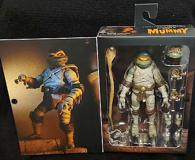 Buy Neca TMNT Michelangelo As The Mummy Ultimate 7  Action Figure Universal Monsters • 44.95£