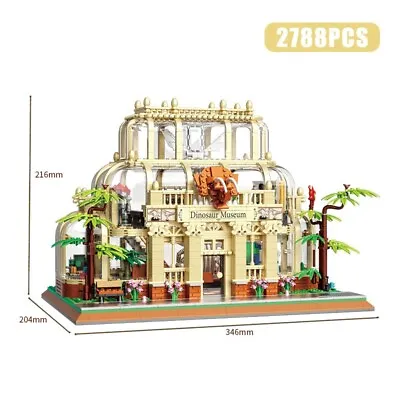 Buy 2788Pcs Jurassic Dinosaur Fossils Museum Model Building Blocks Bricks MOC Toys • 129.21£