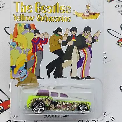 Buy Die Cast   Cockney Cab II   2/6 The Beatles Yellow Submarine Hot Wheels Scale • 13.22£