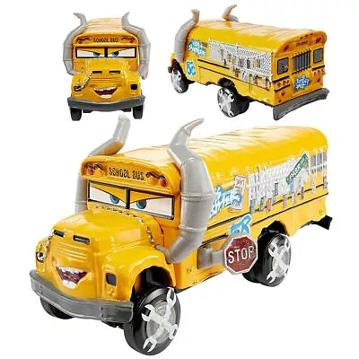 Buy Disney Pixar Cars 3 Miss Fritter Crazy School Bus Diecast Model Toy Car Boy Gift • 9.99£