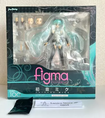 Buy Figma #100 Miku Hatsune Append Ver. With Bonus Vocaloid Action Figure 2011 Japan • 77.68£