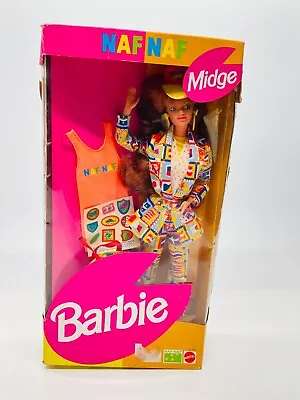 Buy 1993 Barbie NAF NAF Midge Made In China NRFB • 300.19£