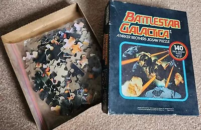 Buy Battlestar Galactica Jigsaw Puzzle. 1978 Vintage COMPLETE Interstellar Battle • 19.99£