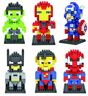 Buy Hot Movie Super Heroes Action Figures Building Blocks Set Kids Boy Girl Toy Gift • 6.35£