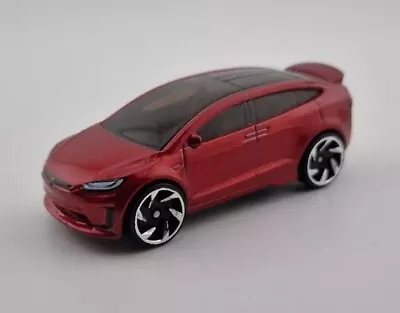 Buy Hot Wheels Tesla Model X In Red  1/64 Diecast Loose • 0.99£