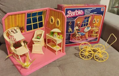 Buy 1977 Barbie Baby-sitting Room, W/ Box, Vintage • 92.50£