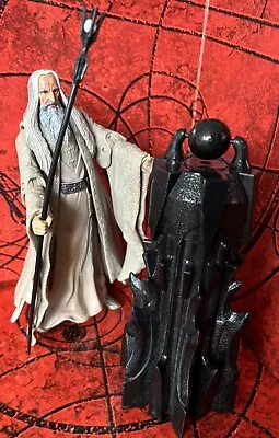 Buy Lord Of The Rings Saruman With Palantir Action Figures Toybiz NLG Vintage LOTR • 19.99£