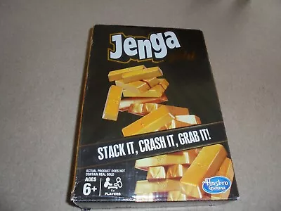 Buy HASBRO Jenga Gold Board Game - Complete Gold Bars • 3.99£