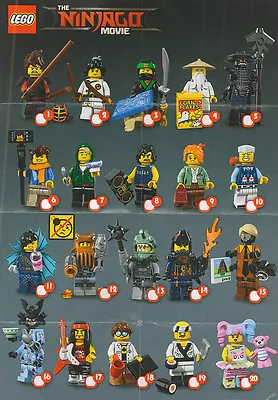 Buy Lego Ninjago Movie Minifigure Series - Choose Your RE SEALED CMF Figure 71019 • 5.95£