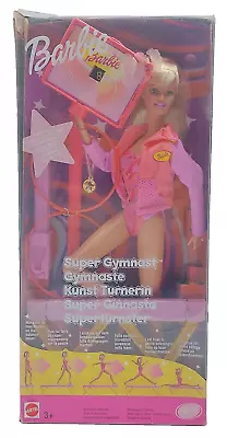 Buy 2001 Super Gymnast Barbie Doll / Mattel 55290 / NrfB, Original Packaging Slightly Damaged • 49.27£