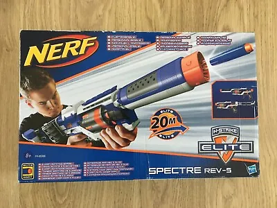 Buy Nerf N-Strike Elite Spectre REV-5 Blaster Gun-used-no Bullets Missing • 25£
