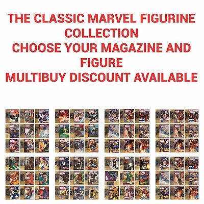 Buy Eaglemoss Classic Marvel Figurine & Magazine, Binders, Plinths, Choose & Select • 8.99£