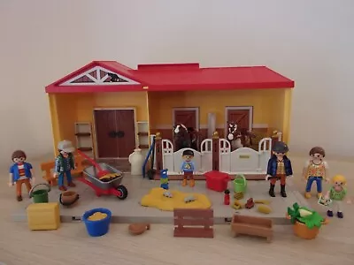 Buy Playmobil 5671 Take Along HORSE STABLE Incomplete [BT4] • 21.99£