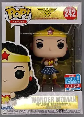 Buy #242 Wonder Woman (First Appearance) - DC 2018 Con Funko POP With POP Protector • 25.99£