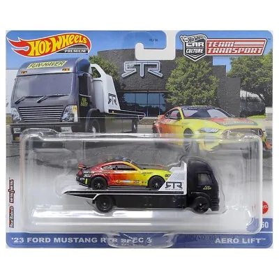 Buy Hot Wheels Team Transport '23 Ford Mustang RTR Spec 5 With Aero Lift Vehicle Toy • 20.99£