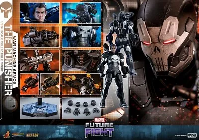 Buy 1/6 Hot Toys VGM33D28 Marvel Future Fight The Punisher War Machine Armor Figure • 245£