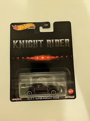 Buy 2021 Hot Wheels Premium Real Riders Knight Rider KITT Super Pursuit Mode • 17£