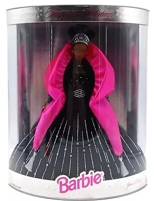 Buy 1998 Happy Holidays Barbie Doll / African American / Mattel 20201, NrfB • 66.68£