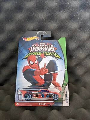 Buy Hot Wheels Marvel Ultimate Spiderman Vs The Sinister 6 Red Bedlam 2015 UltraRare • 46.96£