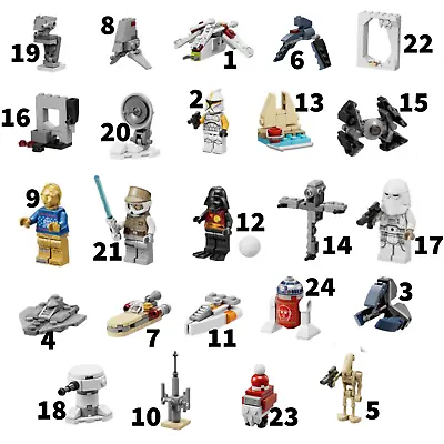 Buy LEGO Star Wars Advent Calendar 75340 Choose Your Day SAVE 10% WITH MULTI-BUY • 3.49£