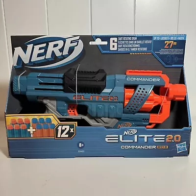 Buy NERF Elite 2.0 Commander RD-6 Blaster Gun BRAND NEW • 9.16£