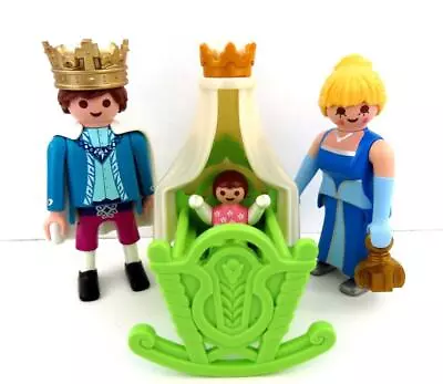 Buy Playmobil Prince & Princess Figures Royal Baby Cradle / Castle House Nursery • 8.34£