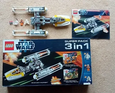 Buy LEGO Star Wars Gold Leaders Y-Wing Starfighter 9495 - Complete Set In Box 66411 • 75£