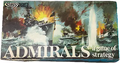 Buy Vintage Parker Brothers  Admirals  Strategy Board Game C.1973 Complete • 8.99£