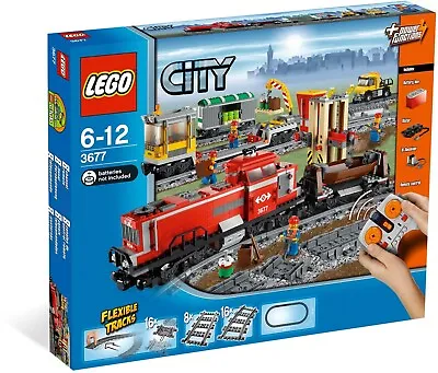 Buy Lego City 3677 Red Cargo Train Complete Unboxed Retired 2011 Working Rare • 269.99£