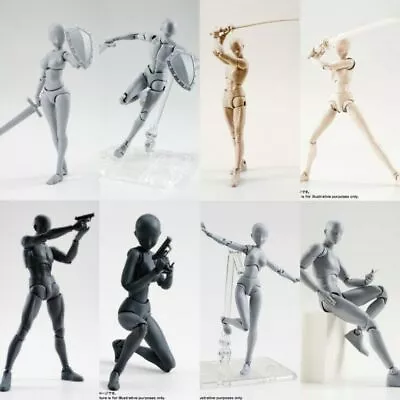 Buy Male Female Action Figma Archetype Figure Body For Painting Drawing Model Toy • 22.26£