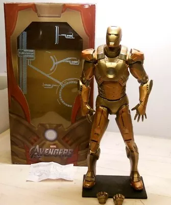 Buy Marvel Avengers Iron Man Midas 1/4th Scale Gold Version Gold Armour 47cm. • 122.76£