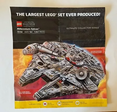 Buy LEGO: UCS Millennium Falcon (75192)  Mailer Advertisement Poster • 0.78£