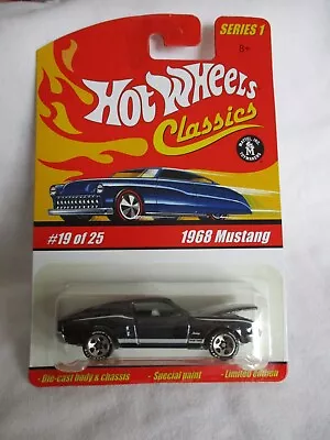 Buy Hot Wheels 2005 Classics Series 1, 1968 Mustang Dark Violet Sealed N Card • 6.99£