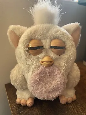Buy Furby Babies White Body Pink Chest 2005 Hasbro Tiger Electronics Untested • 40£