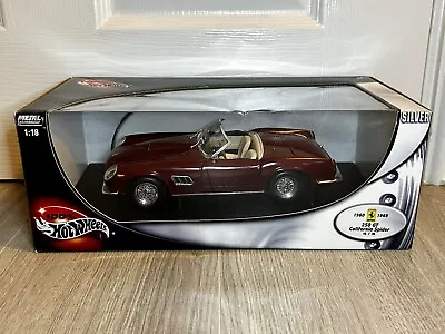 Buy 1:18 Scale Hot Wheels 1960 Ferrari 250 GT California Spider Maroon Boxed • 59.99£