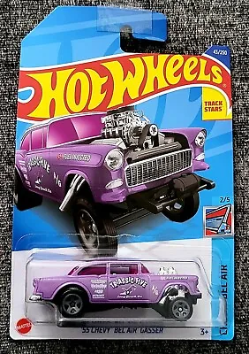 Buy Hot Wheels 55 Chevy Bel Air Gasser Purple Triassic Five • 11.99£