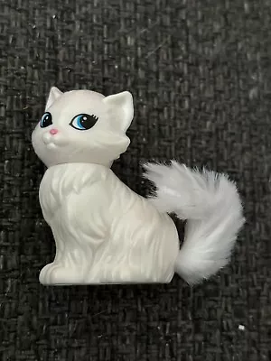 Buy Barbie Mattel White Cat With Fluffy Tail From Vet Set Toy Figure Animal Kitty • 12.99£
